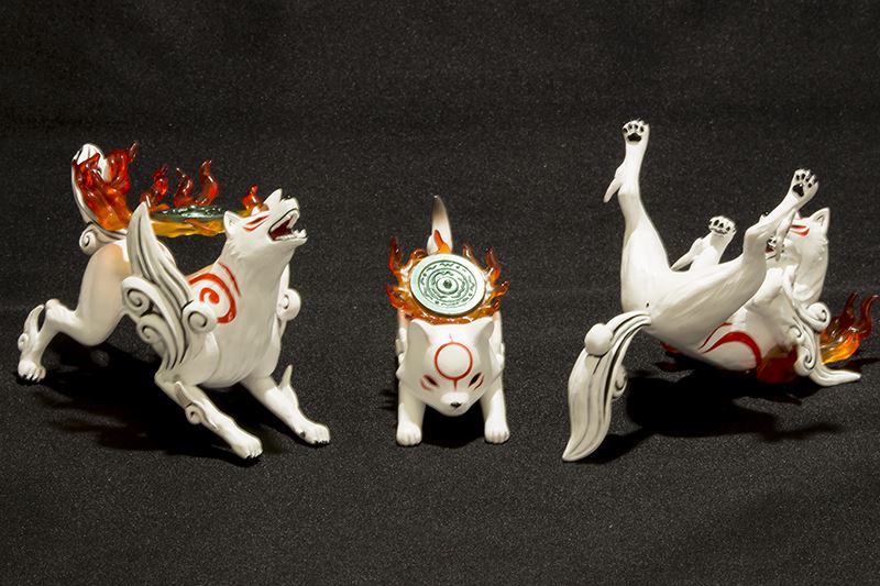 ▲可愛い&カッコイイフリューのプライズ『大神&大神伝 ぬーどるストッパーフィギュアぷち』は、2016年12月第3週より順次アミューズメント施設へ向けて投入開始。ファンなら必ずゲットしておきたい逸品だ!