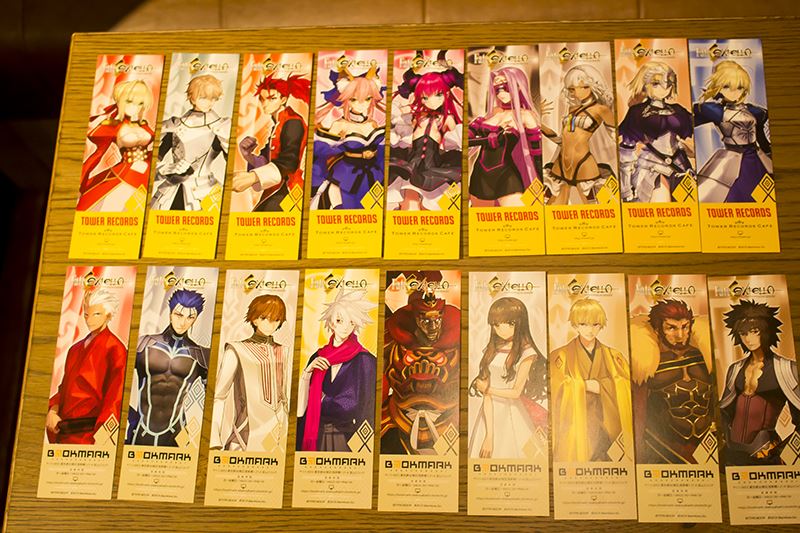 FateEXTELLA × TOWER RECORDS × Bookmark浅草橋~新年 領域支配権争奪戦~コラボカフェ